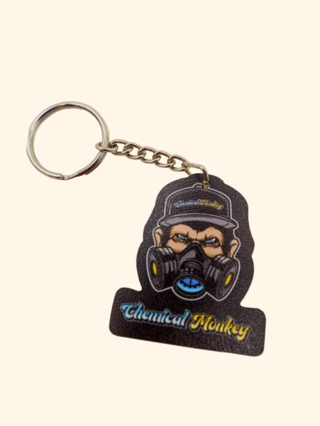 Branded sleutelhanger van Chemical Monkey