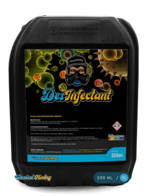 Desinfectant is een ontsmettingsmiddel voor professioneel gebruik.